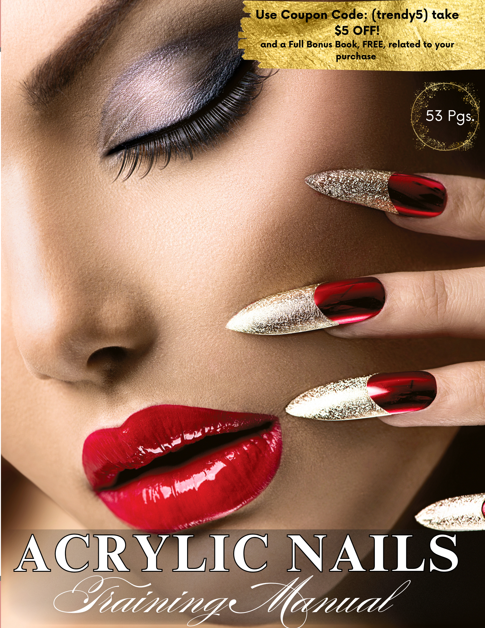 Acrylic Nails Training Manual 53 Pgs.